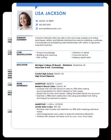 Collection of fancy resume templates that fail ATS applicant tracking systems
